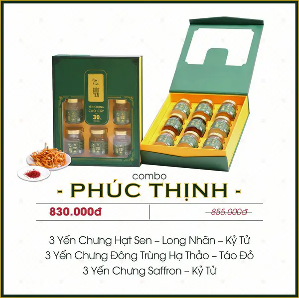 Hộp Quà Yến Chưng Phúc Thịnh