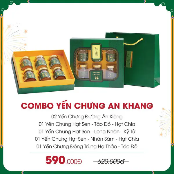 Hộp Quà Yến Chưng An Khang