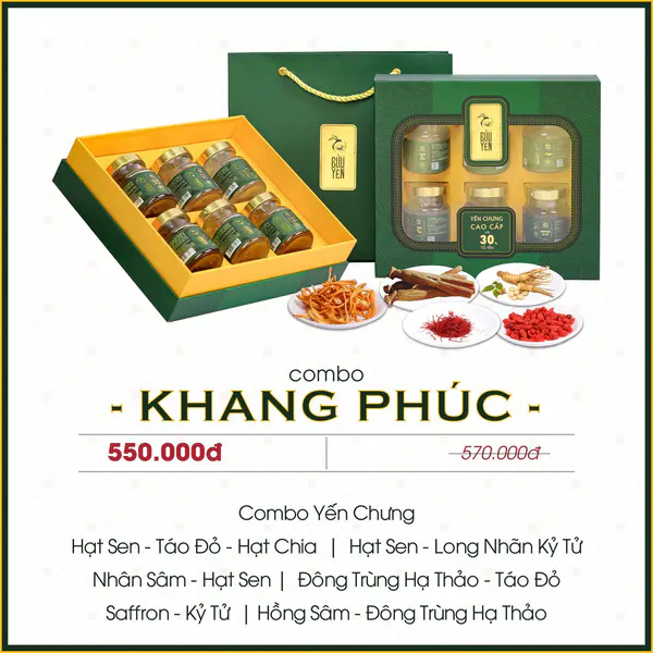 Hộp Quà Yến Chưng Khang Phúc