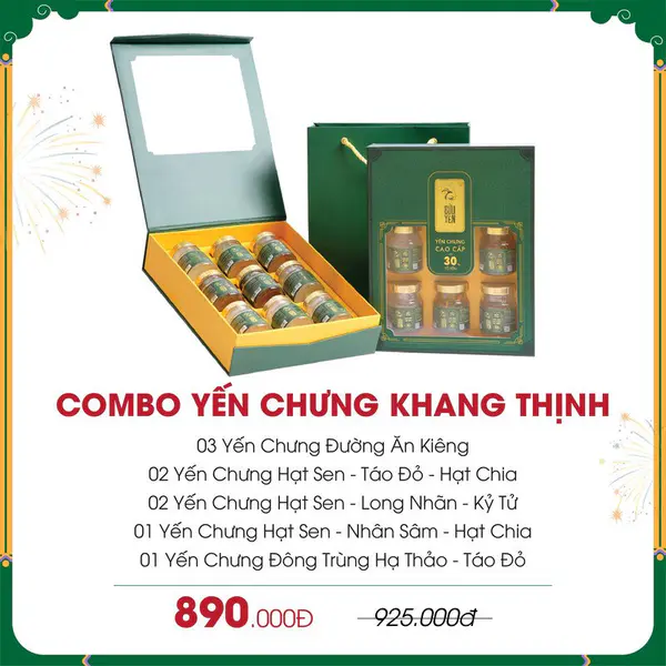 Hộp Quà Yến Chưng Khang Thịnh