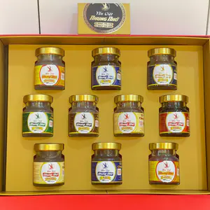 Bách Hoa Yến Set 10 Hũ – Vị Táo Đỏ