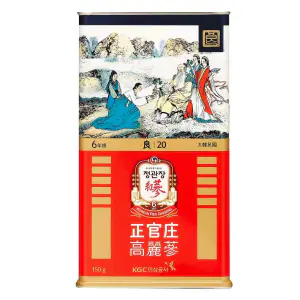 Hồng Sâm Củ Khô KGC Korean Red Ginseng Số 20 Hộp Thiếc