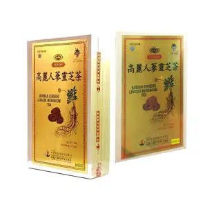 Trà Hồng Sâm Linh Chi Bio Apgold Korean Ginseng Lingzhi Mushroom Tea 100 Gói