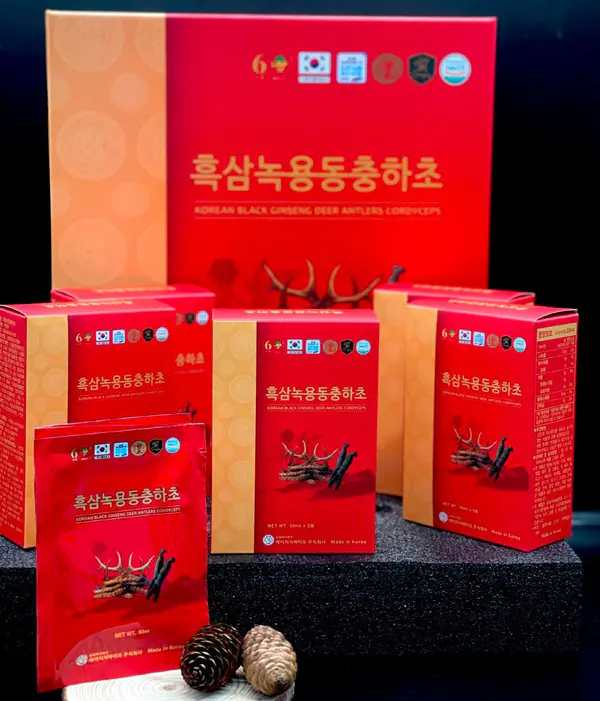 Nước Chiết Xuất Hắc Sâm Nhung Hươu Đông Trùng Hạ Thảo