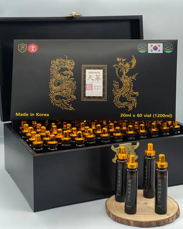 Tinh Chất Hồng Sâm Đông Trùng Hoàng Đế Ginseng King Hwangjin Liquid Gold