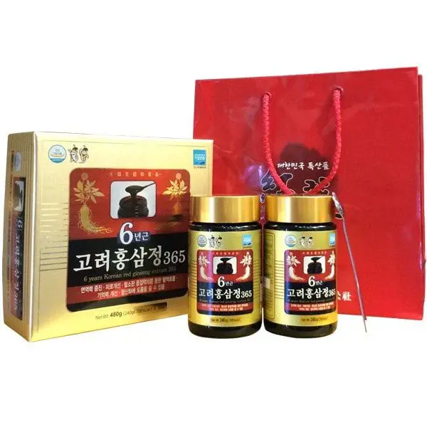 Cao Hồng Sâm Taewoong Food 6 Years Korean Red Ginseng Extract 365 (240gr x 2 lọ)